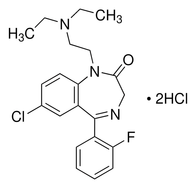 氟西泮 二盐酸盐 certified reference material, pharmaceutical secondary standard