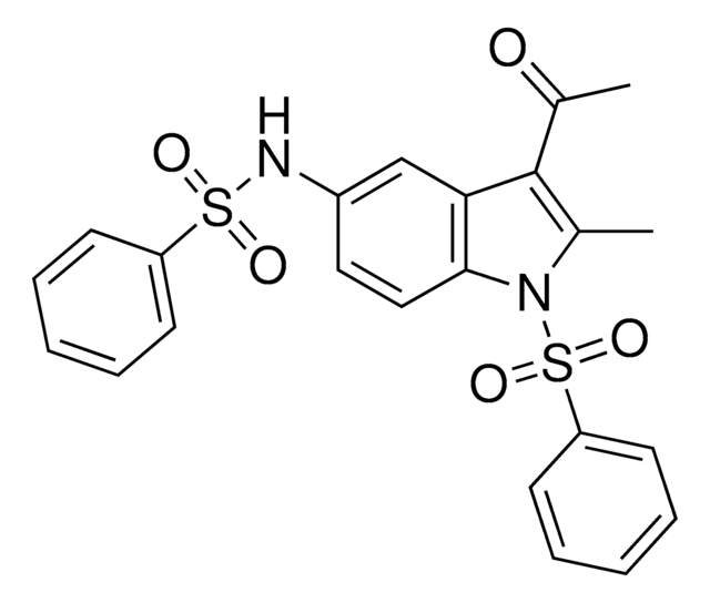 N-[3-acetyl-2-methyl-1-(phenylsulfonyl)-1H-indol-5-yl]benzenesulfonamide AldrichCPR