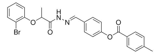 4-(2-(2-(2-BROMOPHENOXY)PROPANOYL)CARBOHYDRAZONOYL)PHENYL 4-METHYLBENZOATE AldrichCPR