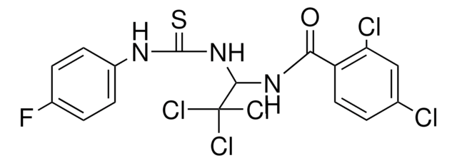 2,4-DICHLORO-N-(2,2,2-TRICHLORO-1-(3-(4-F-PHENYL)-THIOUREIDO)-ETHYL)-BENZAMIDE AldrichCPR