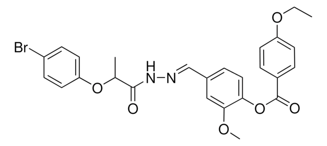 4-(2-(2-(4-BROMOPHENOXY)PROPANOYL)CARBOHYDRAZONOYL)-2-MEO-PH 4-ETHOXYBENZOATE AldrichCPR