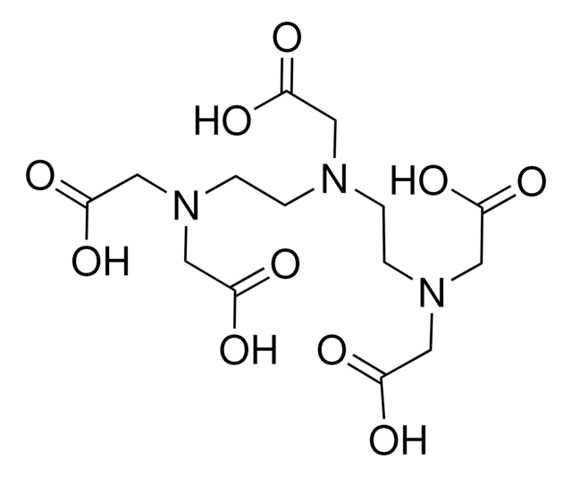 二乙烯三胺五乙酸 Diethylenetriaminepentaaceticacid. CAS 67-43-6, pH 2&amp;#160;-&amp;#160;3 (H&#8322;O, 20&amp;#160;&#176;C)&amp;#160;(saturated solution).