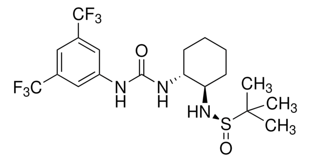 (R)-N-[(1R,2R)-2-(3-(3,5-Bis(trifluoromethyl)phenyl)ureido)cyclohexyl]-tert-butyl-sulfinamide 96%