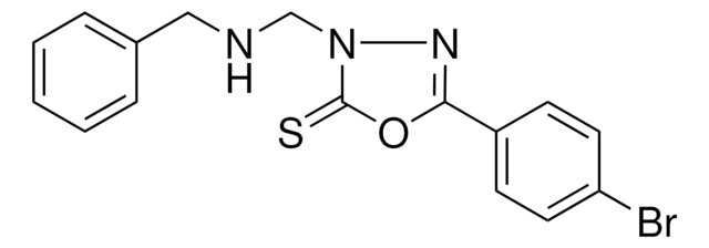3-((BENZYLAMINO)METHYL)-5-(4-BROMOPHENYL)-1,3,4-OXADIAZOLE-2(3H)-THIONE AldrichCPR