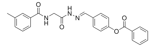 4-(2-(((3-METHYLBENZOYL)AMINO)ACETYL)CARBOHYDRAZONOYL)PHENYL BENZOATE AldrichCPR