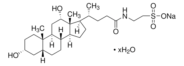 牛磺脱氧胆酸钠 水合物 BioXtra, &#8805;97% (TLC)