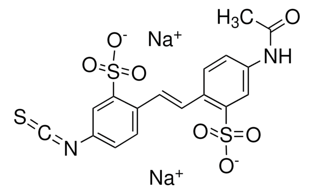 4-Acetamido-4′-isothiocyanato-2,2′-stilbenedisulfonic acid disodium salt hydrate ≥80%