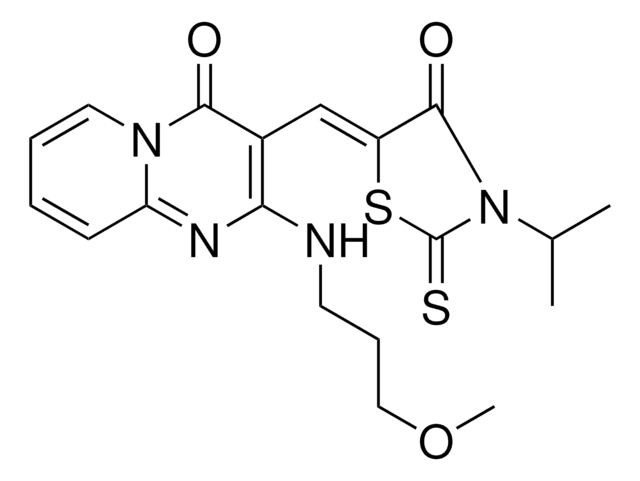3-[(Z)-(3-ISOPROPYL-4-OXO-2-THIOXO-1,3-THIAZOLIDIN-5-YLIDENE)METHYL]-2-[(3-METHOXYPROPYL)AMINO]-4H-PYRIDO[1,2-A]PYRIMIDIN-4-ONE AldrichCPR