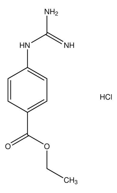 ethyl 4-{[amino(imino)methyl]amino}benzoate hydrochloride AldrichCPR
