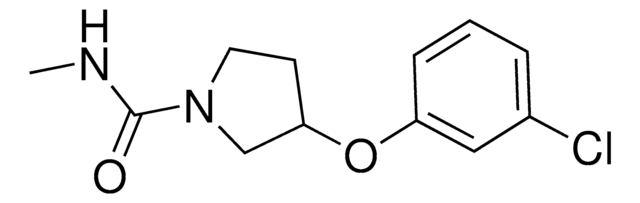 3-(3-chlorophenoxy)-N-methyl-1-pyrrolidinecarboxamide AldrichCPR