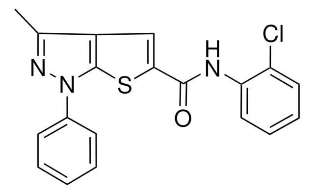N-(2-CHLOROPHENYL)-3-METHYL-1-PHENYL-1H-THIENO(2,3-C)PYRAZOLE-5-CARBOXAMIDE AldrichCPR