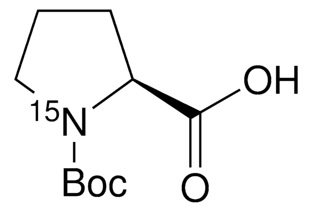 Boc-Pro-OH-15N 99 atom % 15N, 97% (CP)