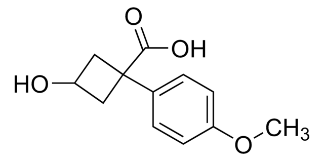 3-Hydroxy-1-(4-methoxyphenyl)cyclobutanecarboxylic acid AldrichCPR