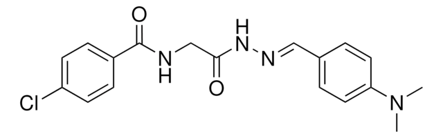 4-CHLORO-N-(2-(2-(4-(DIMETHYLAMINO)BENZYLIDENE)HYDRAZINO)-2-OXOETHYL)BENZAMIDE AldrichCPR