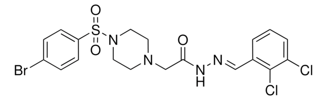 2-(4-((4-BR-PH)SULFONYL)-1-PIPERAZINYL)-N'-(2,3-DI-CL-BENZYLIDENE)ACETOHYDRAZIDE AldrichCPR