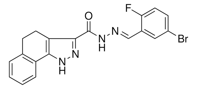N'-(5-BR-2-FLUOROBENZYLIDENE)-4,5-DIHYDRO-1H-BENZO(G)INDAZOLE-3-CARBOHYDRAZIDE AldrichCPR