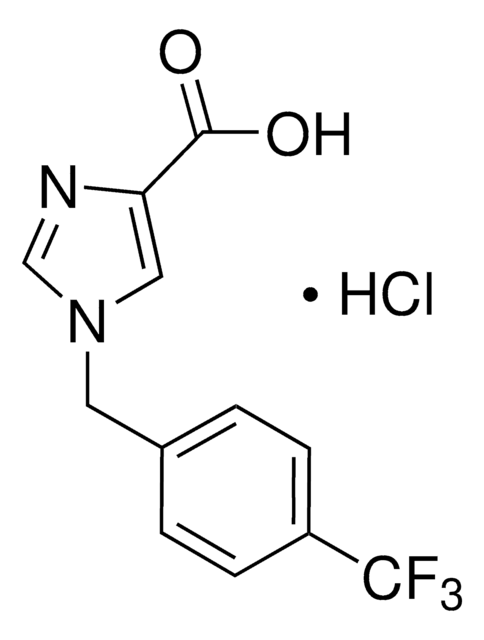 1-(4-(Trifluoromethyl)benzyl)-1H-imidazole-4-carboxylic acid hydrochloride AldrichCPR