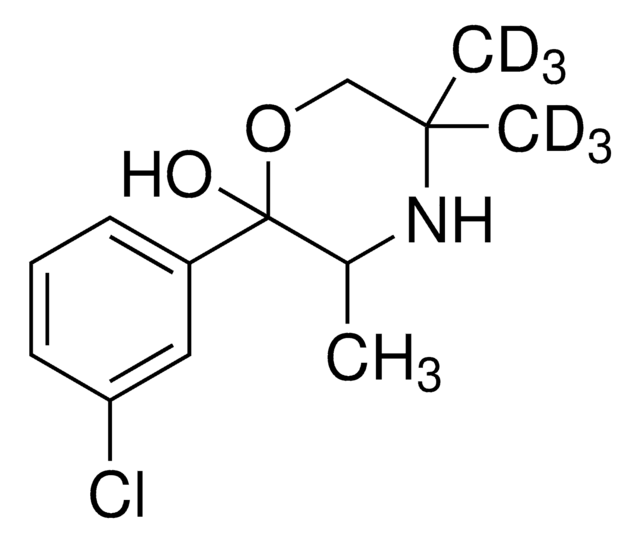 (±)-羟基安非他酮-D6标准液 溶液 100&#160;&#956;g/mL in acetonitrile, ampule of 1&#160;mL, certified reference material, Cerilliant&#174;