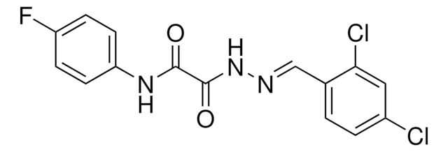 2-(2-(2,4-DICHLOROBENZYLIDENE)HYDRAZINO)-N-(4-FLUOROPHENYL)-2-OXOACETAMIDE AldrichCPR