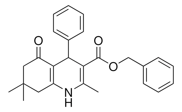 2,7,7-TRI-ME-5-OXO-4-PH-1,4,5,6,7,8-6H-QUINOLINE-3-CARBOXYLIC ACID BENZYL ESTER AldrichCPR