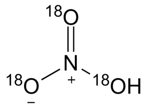 Nitric acid-18O3 95 atom % 18O, 65 wt. % in H218O
