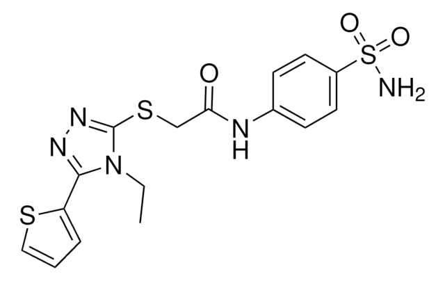 N-[4-(AMINOSULFONYL)PHENYL]-2-{[4-ETHYL-5-(2-THIENYL)-4H-1,2,4-TRIAZOL-3-YL]SULFANYL}ACETAMIDE AldrichCPR