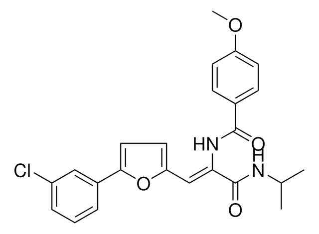 N-(2-(5-(3-CL-PH)-2-FURYL)-1-((ISOPROPYLAMINO)CARBONYL)VINYL)-4-METHOXYBENZAMIDE AldrichCPR