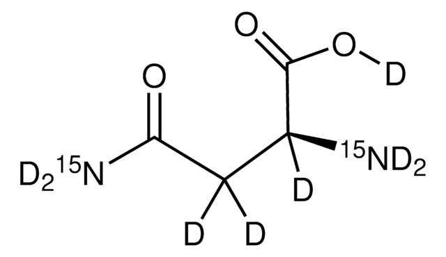 L-天冬酰胺-15N2,d8 单氘化合物 98 atom % D, 98 atom % 15N