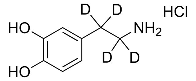 多巴胺-D4 盐酸盐 溶液 100&#160;&#956;g/mL in methanol with 5% 1 M HCl (as free base), ampule of 1&#160;mL, certified reference material, Cerilliant&#174;