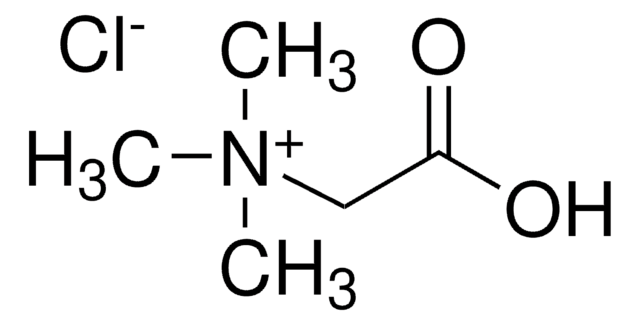 甜菜碱 盐酸盐 certified reference material, TraceCERT&#174;, Manufactured by: Sigma-Aldrich Production GmbH, Switzerland