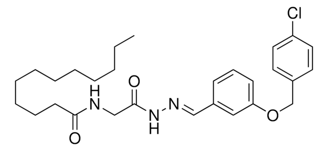 N-(2-(2-(3-((4-CHLOROBENZYL)OXY)BENZYLIDENE)HYDRAZINO)-2-OXOETHYL)DODECANAMIDE AldrichCPR
