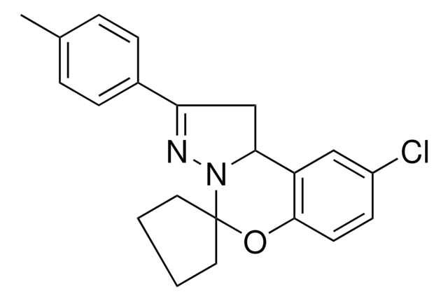 9-CHLORO-2-P-TOLYL-1,10B-DIHYDROSPIRO[BENZO[E]PYRAZOLO[1,5-C][1,3]OXAZINE-5,1'-CYCLOPENTANE] AldrichCPR