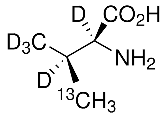 L-Valine-13C, d5 (2,3,4,4,4-d5, pro-R-methyl-13C) &#8805;90 atom % D, &#8805;97 atom % 13C, &#8805;95% (CP), optical purity&#8805;98% (at &#945;-carbon)