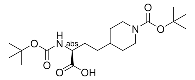 (2S)-2-[(tert-Butoxycarbonyl)amino]-4-[1-(tert-butoxycarbonyl)-4-piperidinyl]butanoic acid AldrichCPR