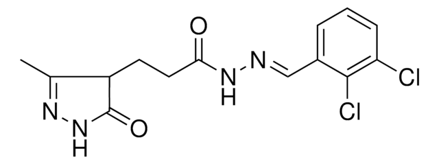 N'-[(E)-(2,3-DICHLOROPHENYL)METHYLIDENE]-3-(3-METHYL-5-OXO-4,5-DIHYDRO-1H-PYRAZOL-4-YL)PROPANOHYDRAZIDE AldrichCPR