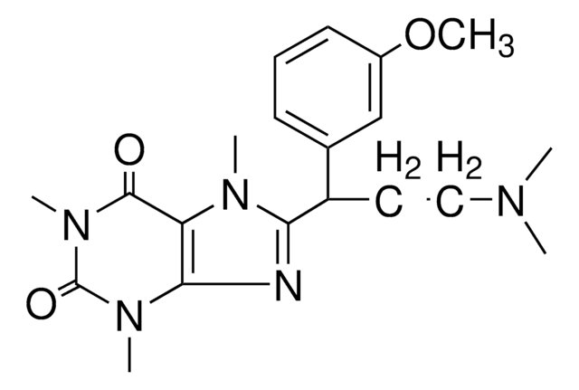 8-[3-(Dimethylamino)-1-(3-methoxyphenyl)propyl]-1,3,7-trimethyl-3,7-dihydro-1H-purine-2,6-dione AldrichCPR