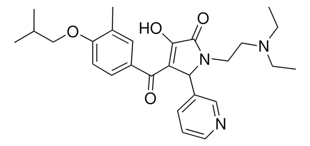 1-[2-(DIETHYLAMINO)ETHYL]-3-HYDROXY-4-(4-ISOBUTOXY-3-METHYLBENZOYL)-5-(3-PYRIDINYL)-1,5-DIHYDRO-2H-PYRROL-2-ONE AldrichCPR
