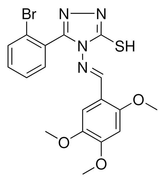 5-(2-BR-PHENYL)-4-((2,4,5-TRIMETHOXYBENZYLIDENE)AMINO)-4H-1,2,4-TRIAZOLE-3-THIOL AldrichCPR