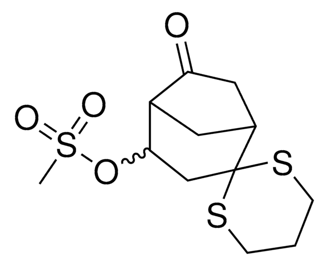 6-OXOSPIRO[BICYCLO[3.2.1]OCTANE-2,2'-[1,3]DITHIANE]-4-YL METHANESULFONATE AldrichCPR