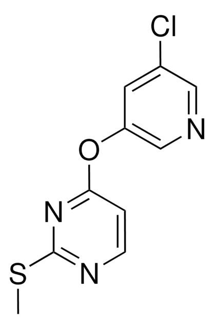 5-CHLORO-3-PYRIDINYL 2-(METHYLSULFANYL)-4-PYRIMIDINYL ETHER AldrichCPR