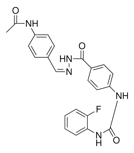 4-(3-(2-FLUOROPHENYL)UREIDO)BENZOIC (4-ACETAMIDOBENZYLIDENE)HYDRAZIDE AldrichCPR