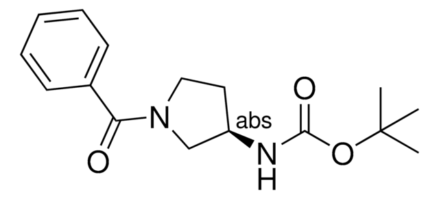 tert-Butyl (3R)-1-benzoyl-3-pyrrolidinylcarbamate AldrichCPR