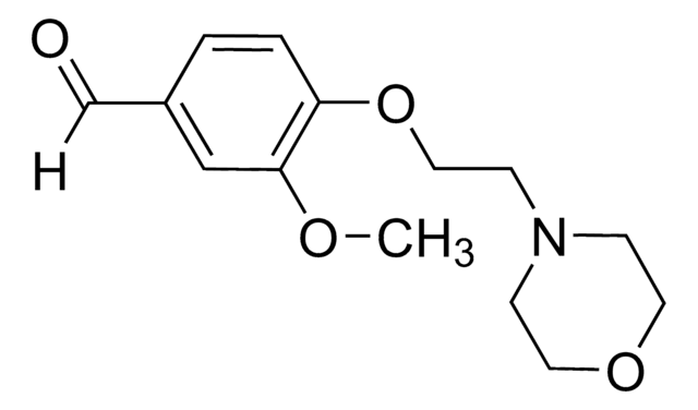 3-Methoxy-4-[2-(4-morpholinyl)ethoxy]benzaldehyde AldrichCPR