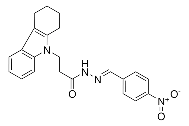 N'-(4-NITROBENZYLIDENE)-3-(1,2,3,4-TETRAHYDRO-9H-CARBAZOL-9-YL)PROPANOHYDRAZIDE AldrichCPR