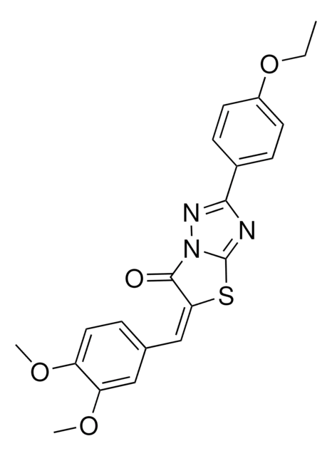 (5E)-5-(3,4-DIMETHOXYBENZYLIDENE)-2-(4-ETHOXYPHENYL)[1,3]THIAZOLO[3,2-B][1,2,4]TRIAZOL-6(5H)-ONE AldrichCPR