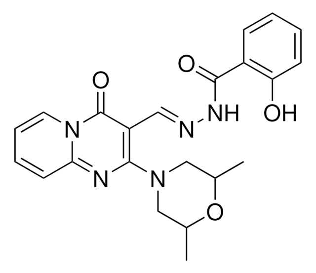 N'-{(E)-[2-(2,6-DIMETHYL-4-MORPHOLINYL)-4-OXO-4H-PYRIDO[1,2-A]PYRIMIDIN-3-YL]METHYLIDENE}-2-HYDROXYBENZOHYDRAZIDE AldrichCPR