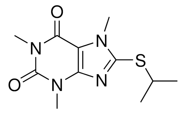 8-(Isopropylsulfanyl)-1,3,7-trimethyl-3,7-dihydro-1H-purine-2,6-dione AldrichCPR