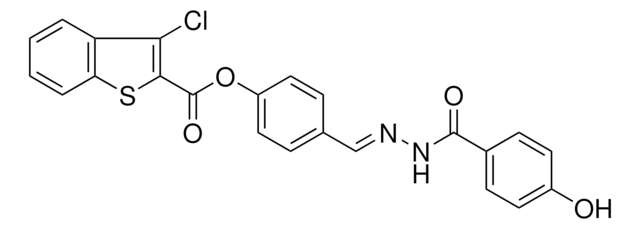 4-(2-(4-HYDROXYBENZOYL)CARBOHYDRAZONOYL)PH 3-CL-1-BENZOTHIOPHENE-2-CARBOXYLATE AldrichCPR