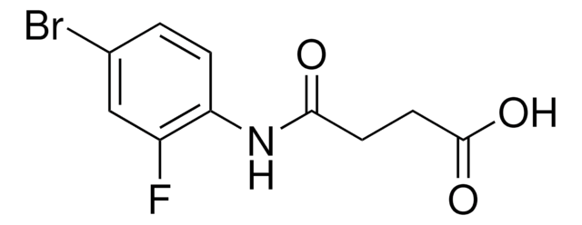 4-(4-BROMO-2-FLUOROANILINO)-4-OXOBUTANOIC ACID AldrichCPR