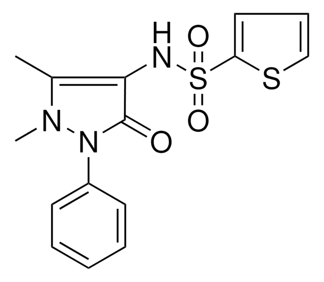 N-(1,5-DIMETHYL-3-OXO-2-PH-2,3-DIHYDRO-1H-PYRAZOL-4-YL)-2-THIOPHENESULFONAMIDE AldrichCPR